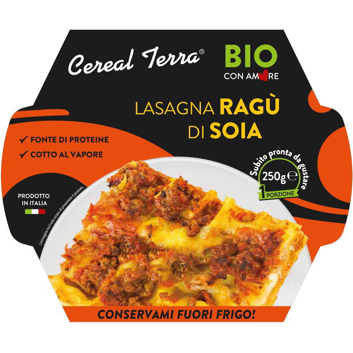 Lasagne al ragù di soia