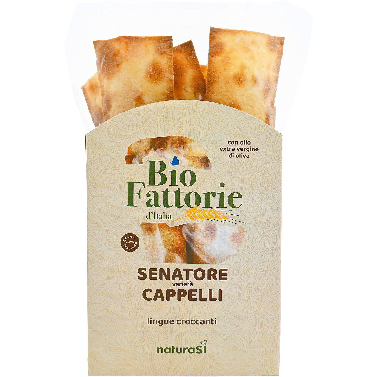 Lingue croccanti grano Senatore varietà Cappelli