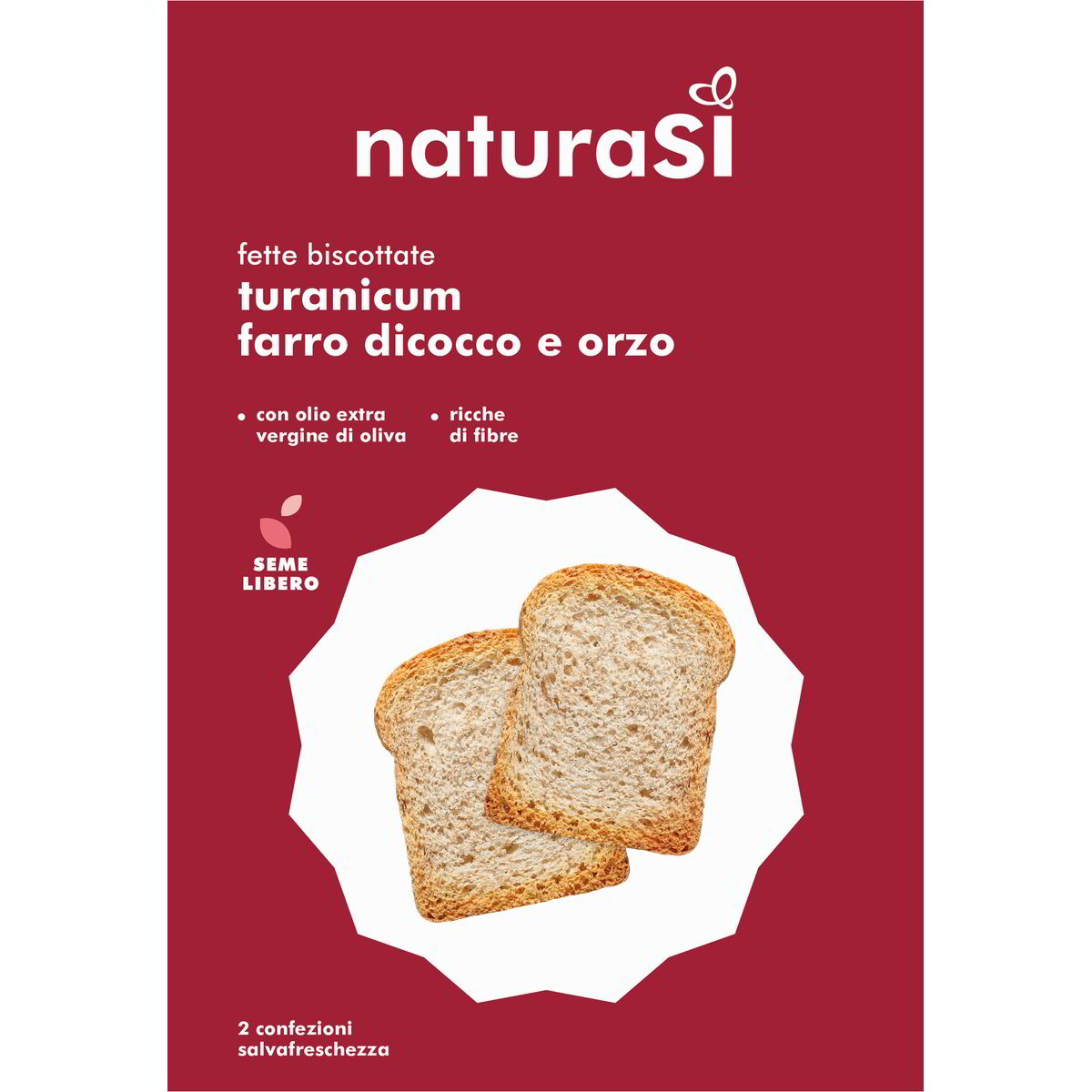 Fette biscottate turanicum farro dicocco e orzo