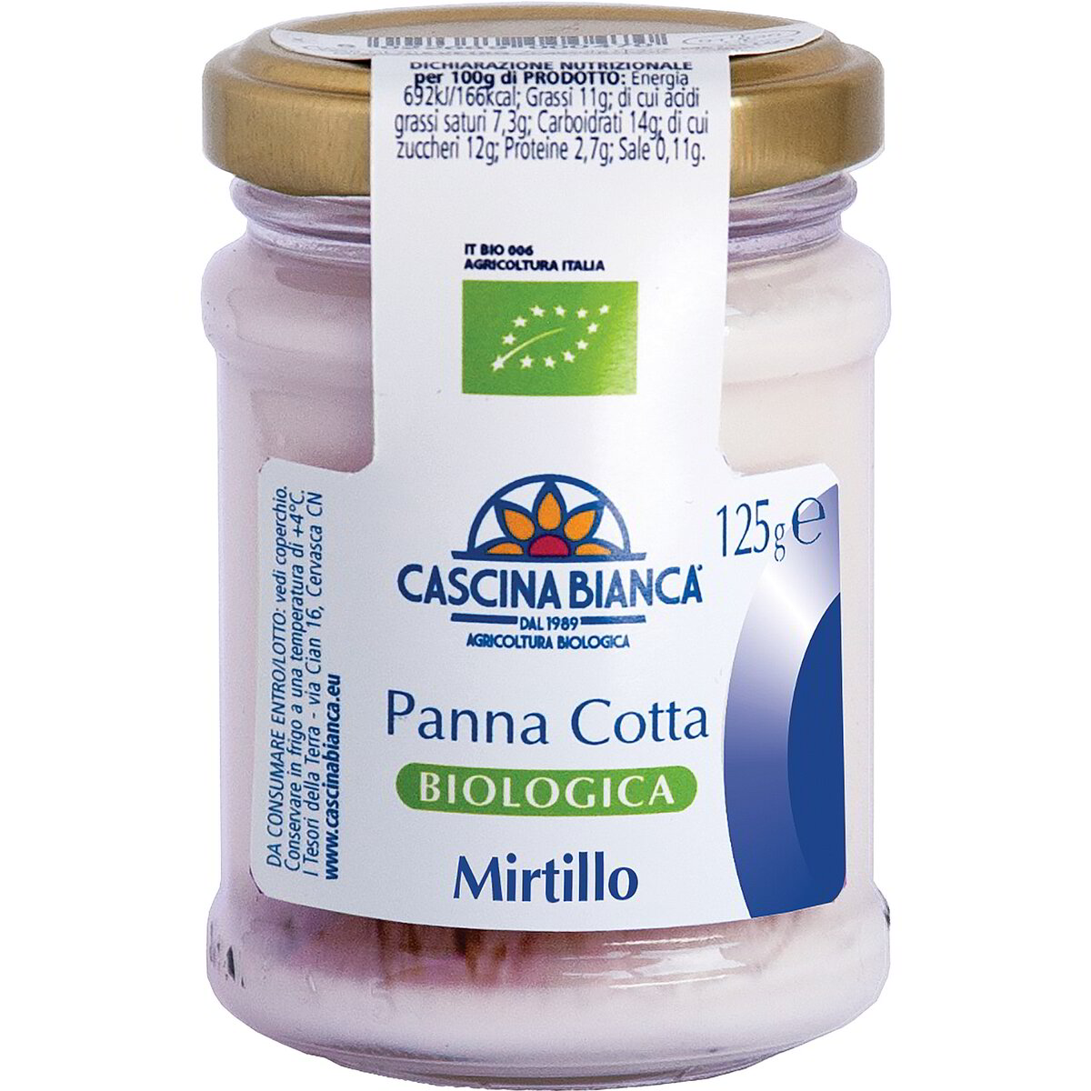 Panna cotta al mirtillo