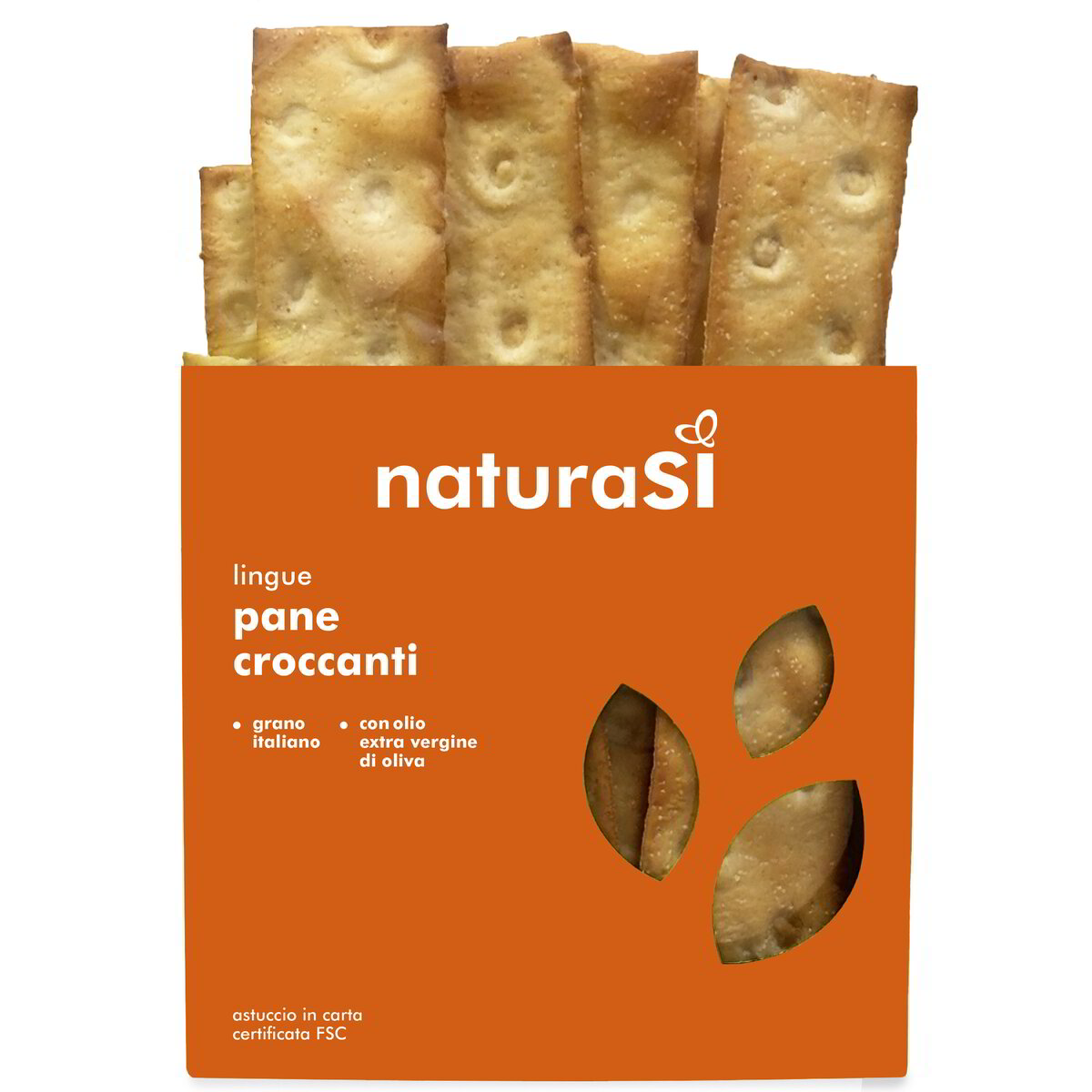 Lingue di pane croccanti