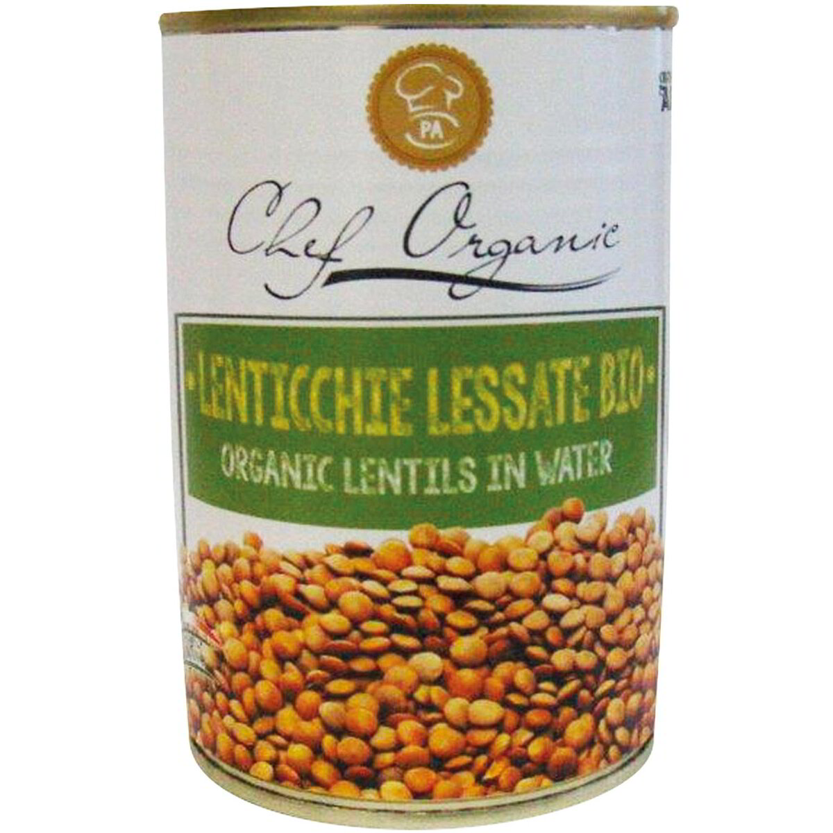 Lenticchie lessate in latta