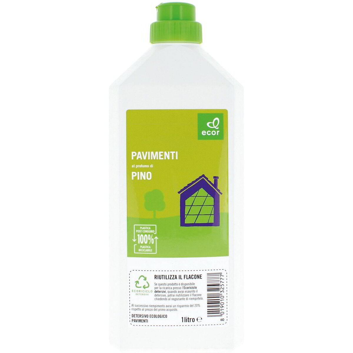 Detersivo liquido pavimenti al pino Ecoriciclo
