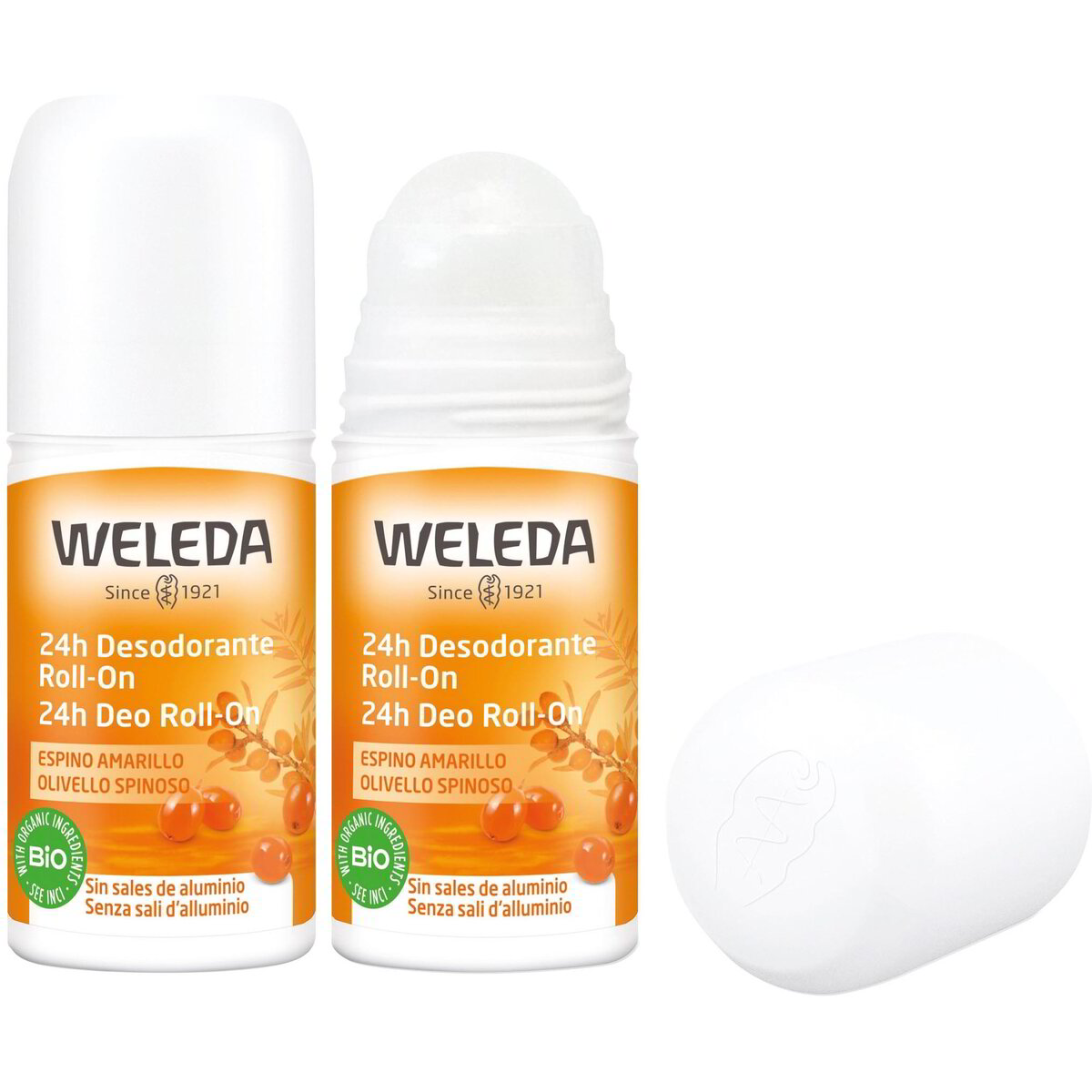 Deodorante roll-on con olivello spinoso