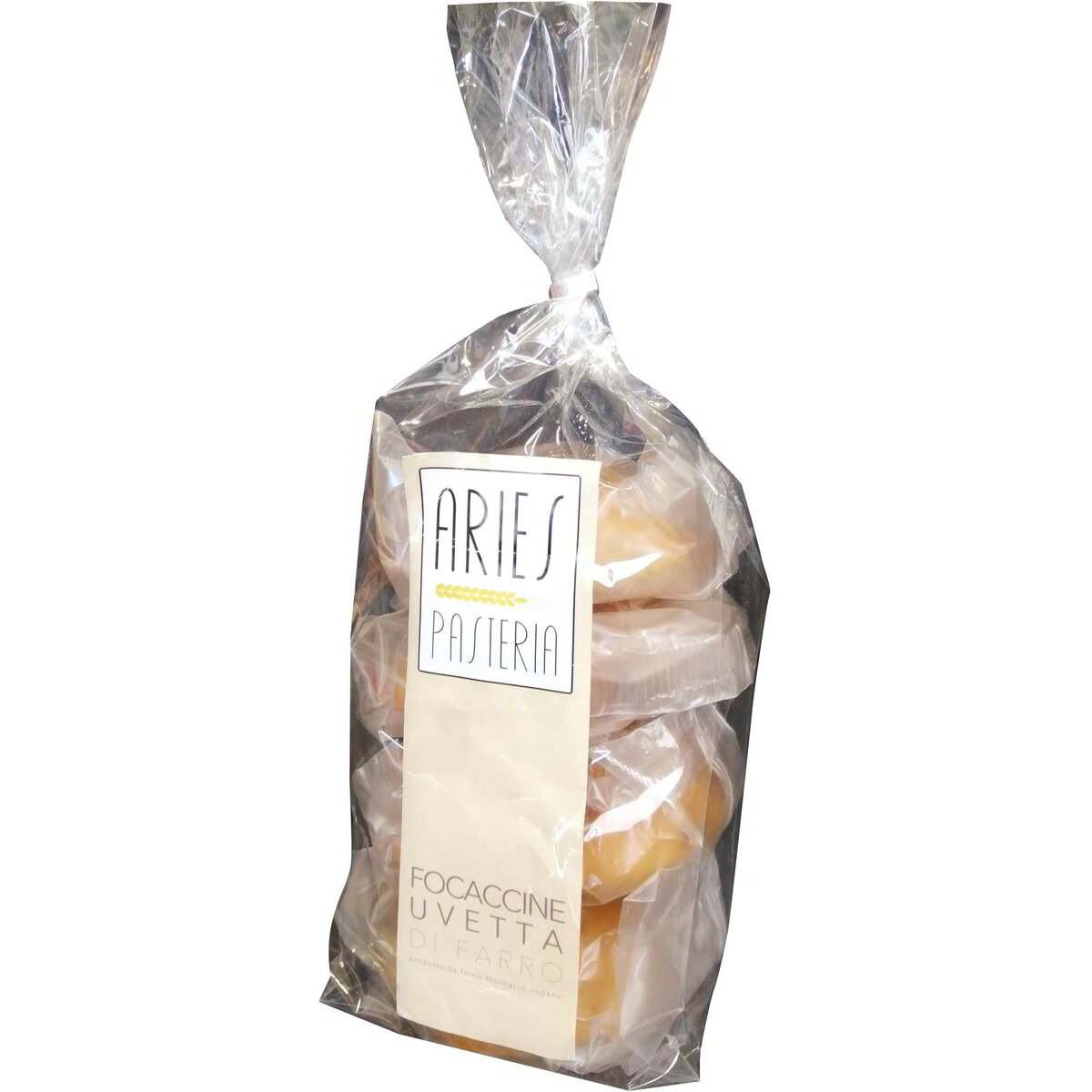 Focaccine di farro con uvetta