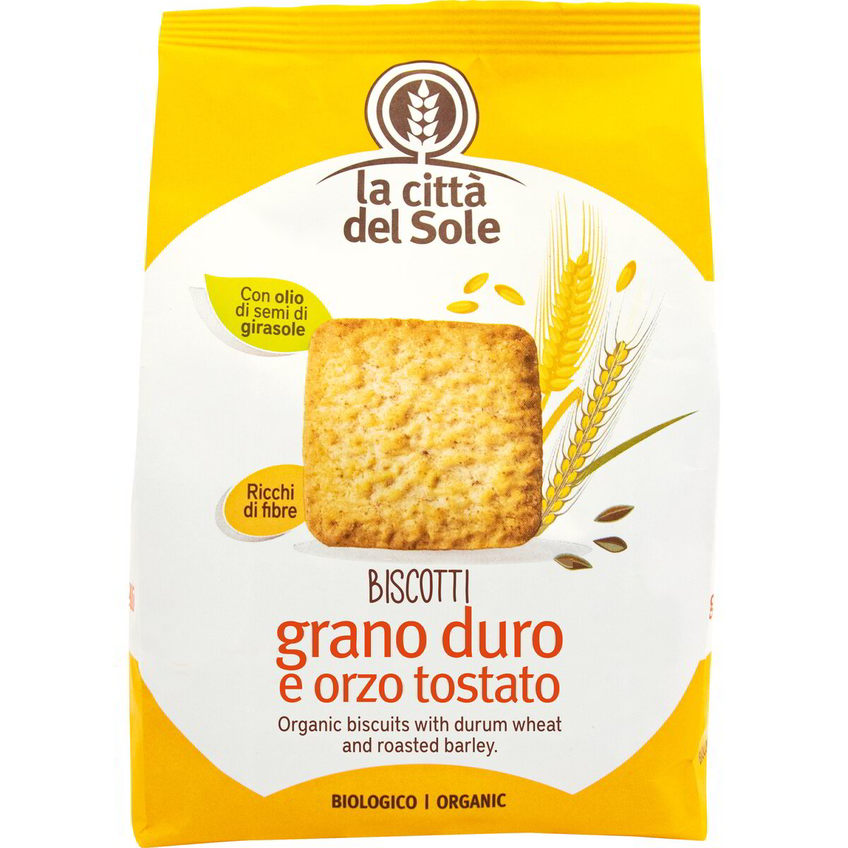Biscotti con grano duro e orzo tostato