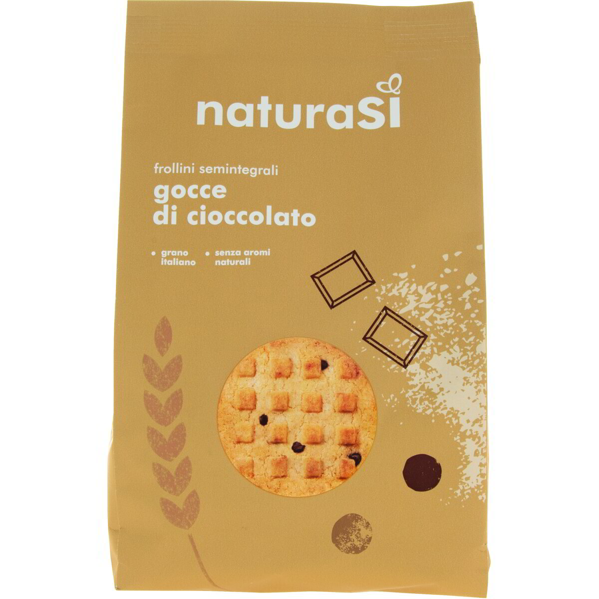 Frollini semintegrali con gocce di cioccolato