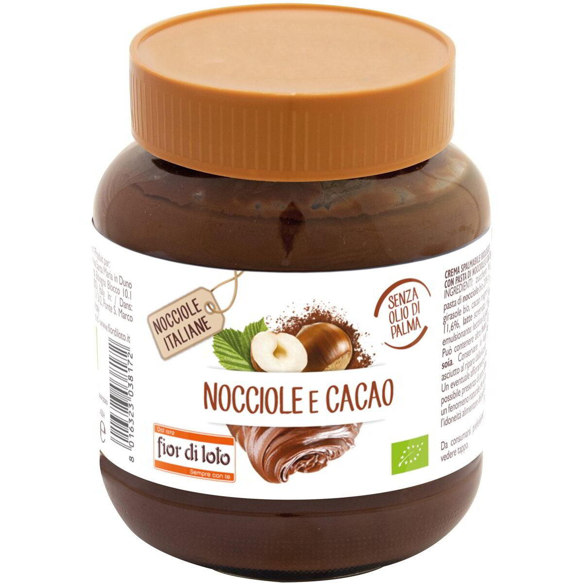 Crema spalmabile nocciole e cacao