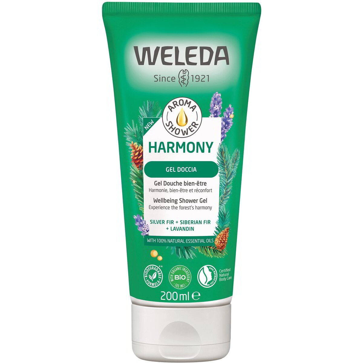 Gel doccia Harmony abete siberiano e lavanda