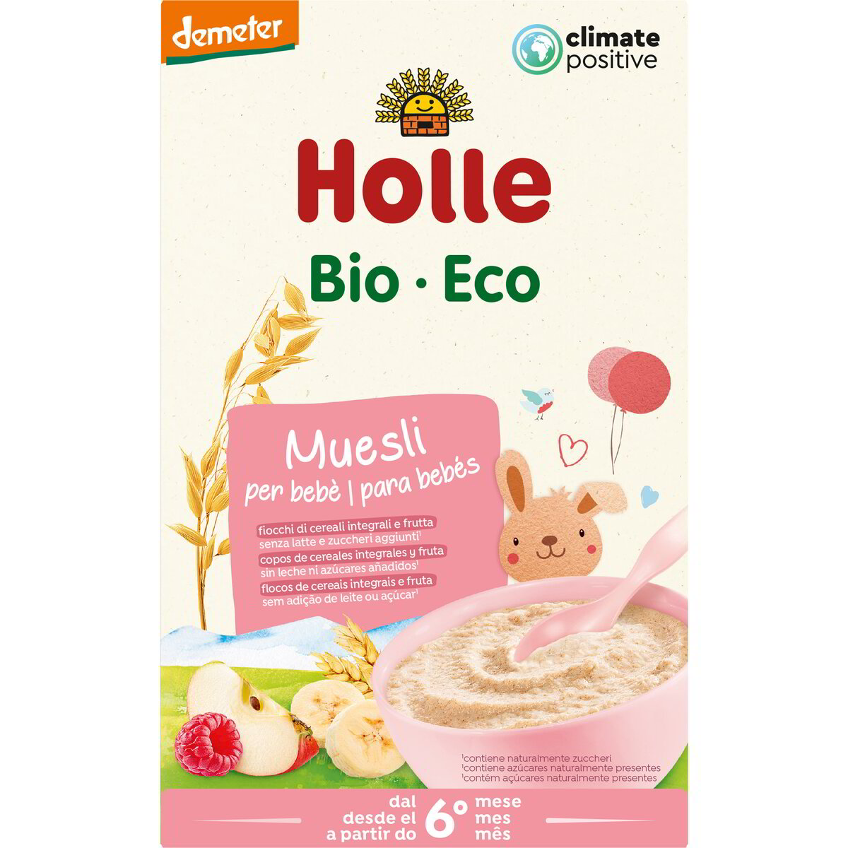 Bio Baby Muesli integrale demeter dal 6° mese