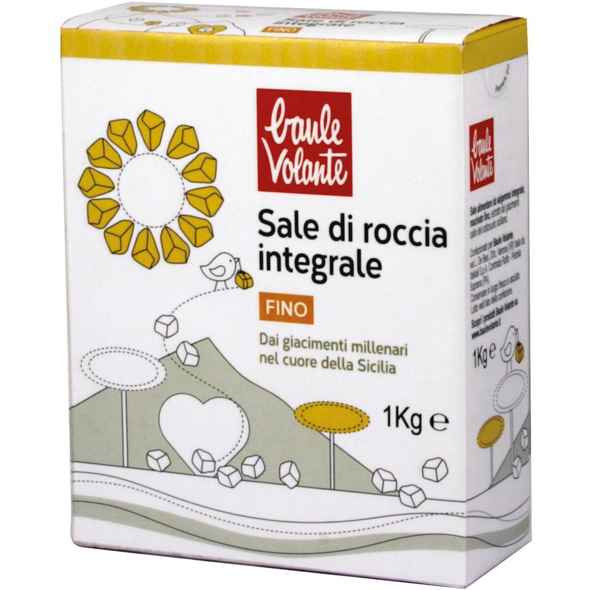 Sale di roccia integrale fino