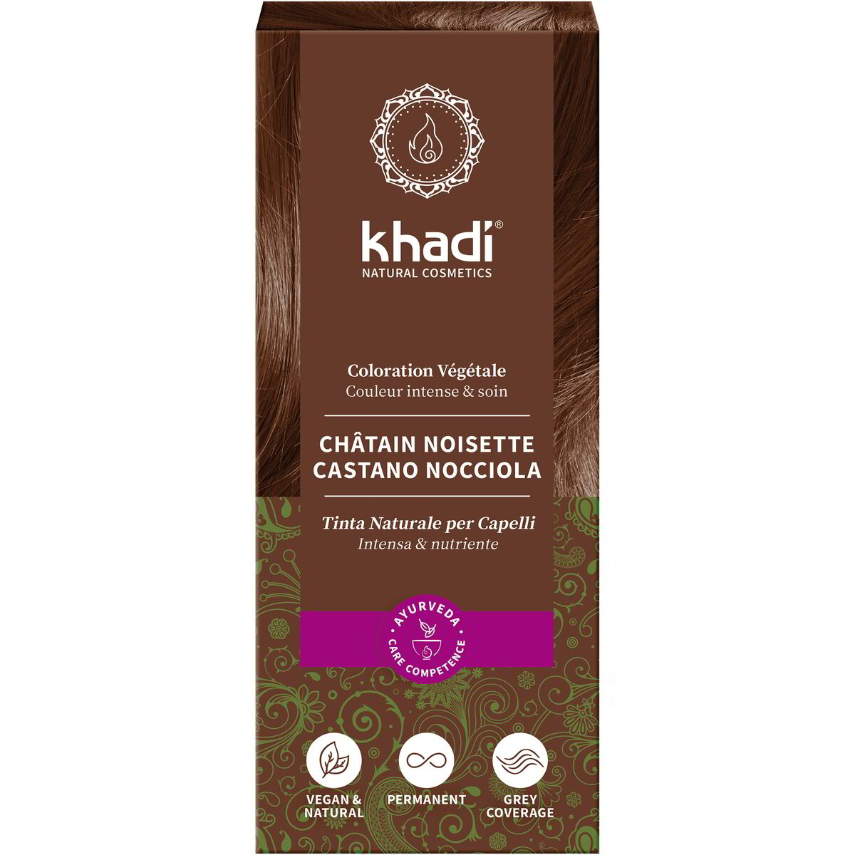 Tinta naturale per capelli - Castano nocciola