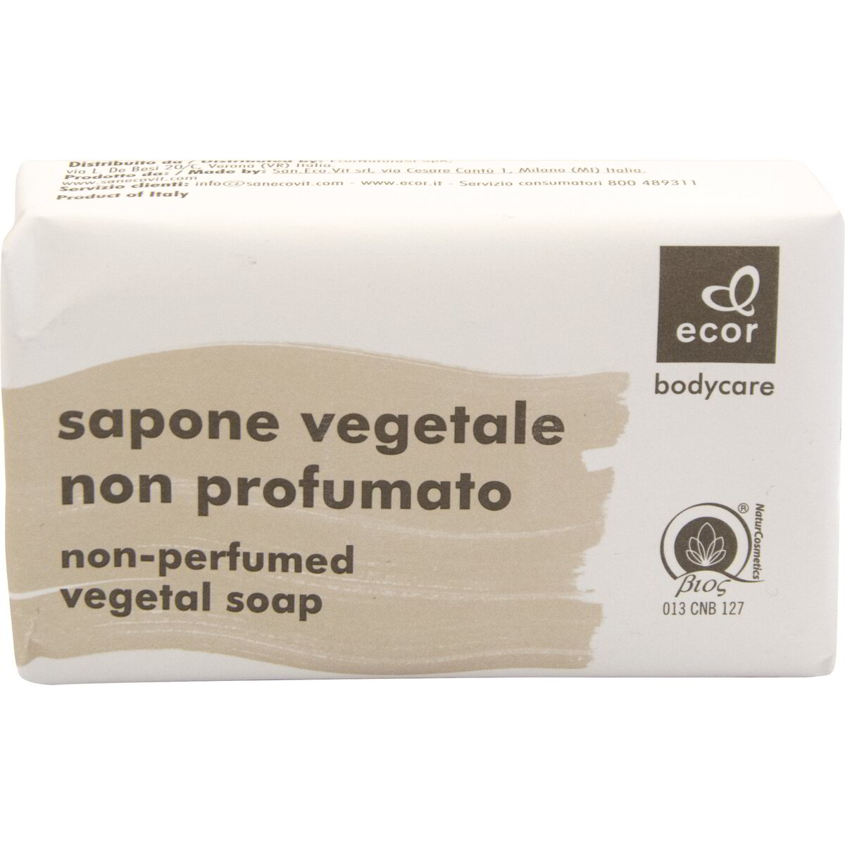 Sapone vegetale non profumato