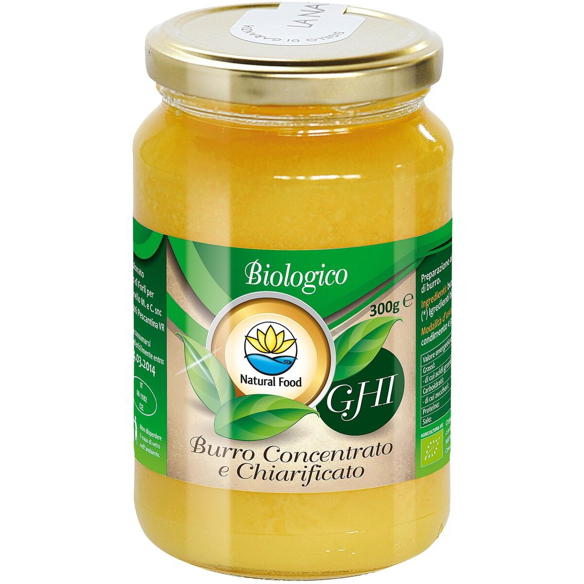 Ghi burro concentrato e chiarificato