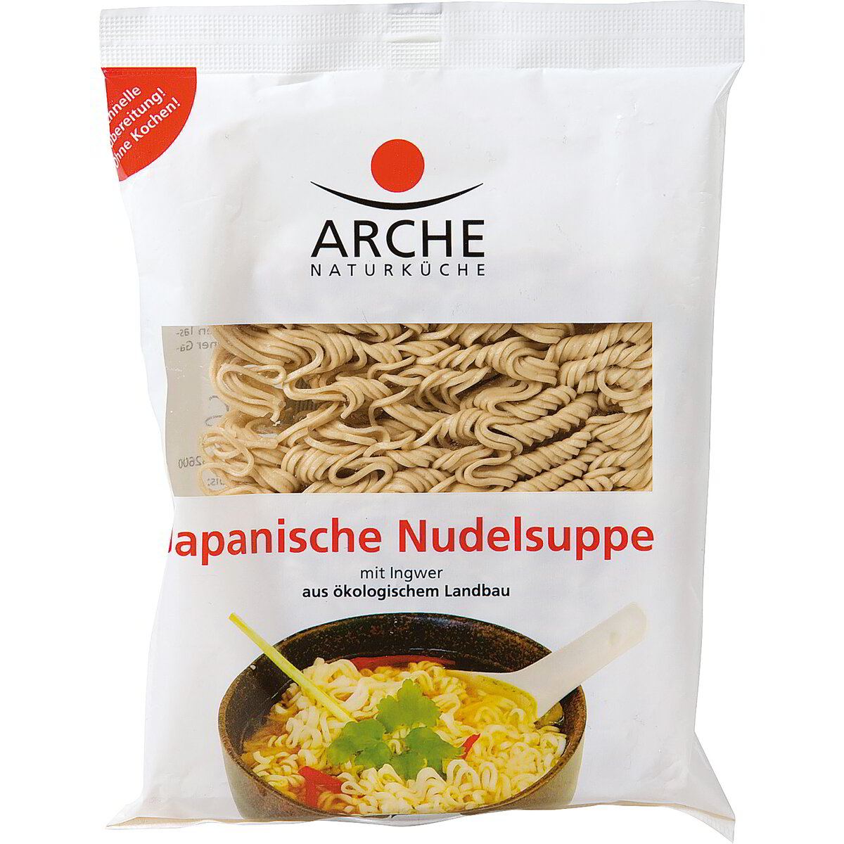 Zuppa pronta giapponese con zenzero