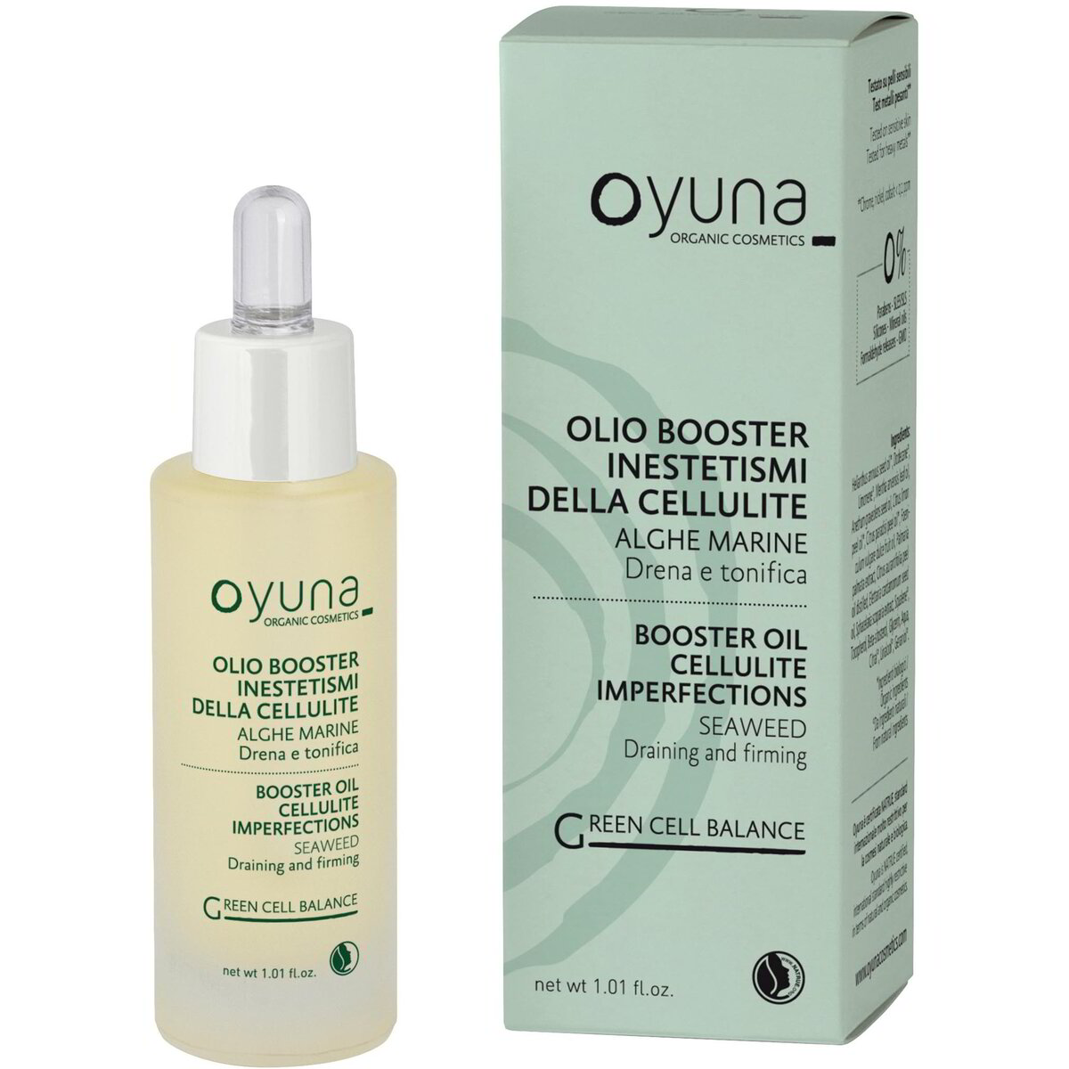 Olio booster inestetismi della cellulite Green cell balance