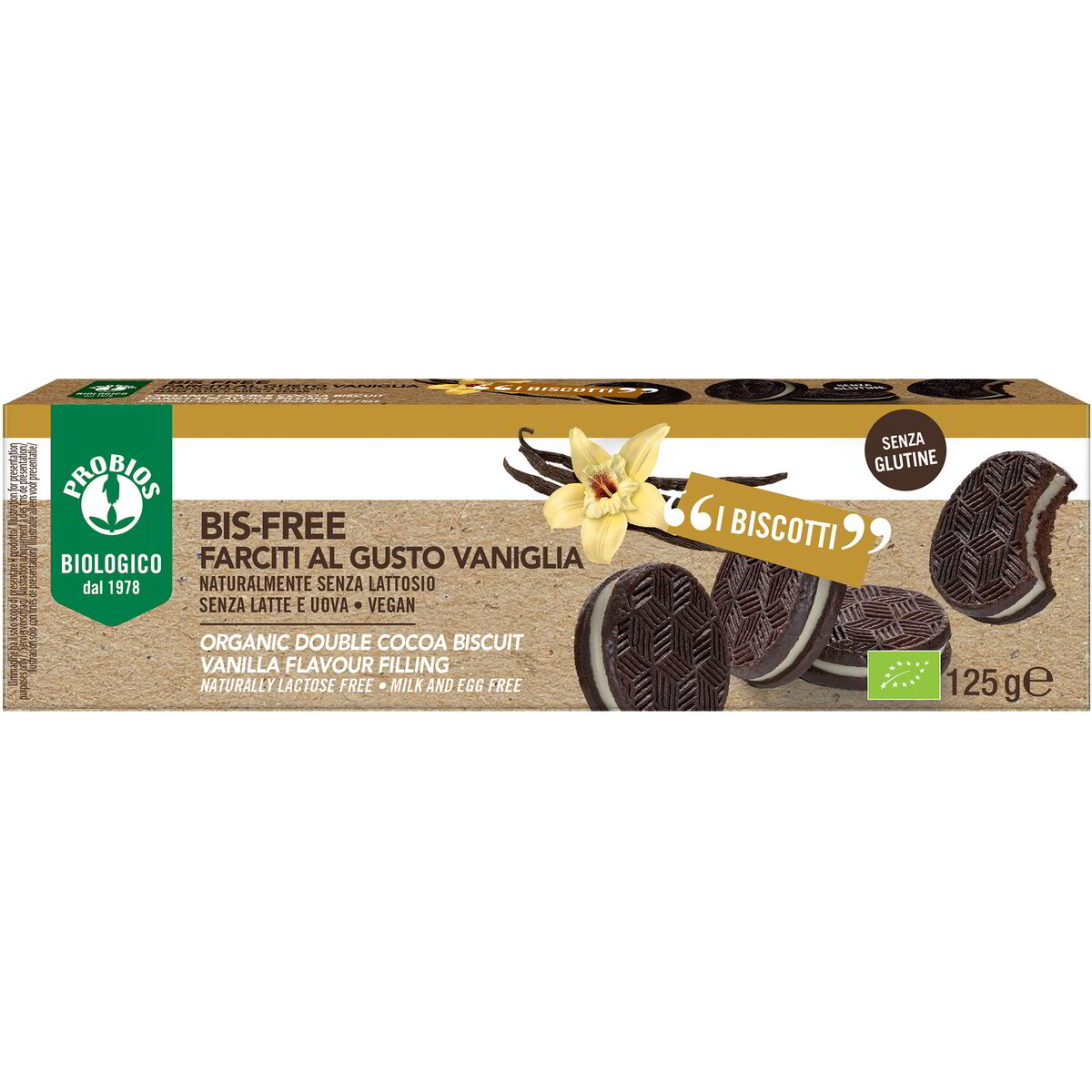 Bis- Free farciti al gusto vaniglia