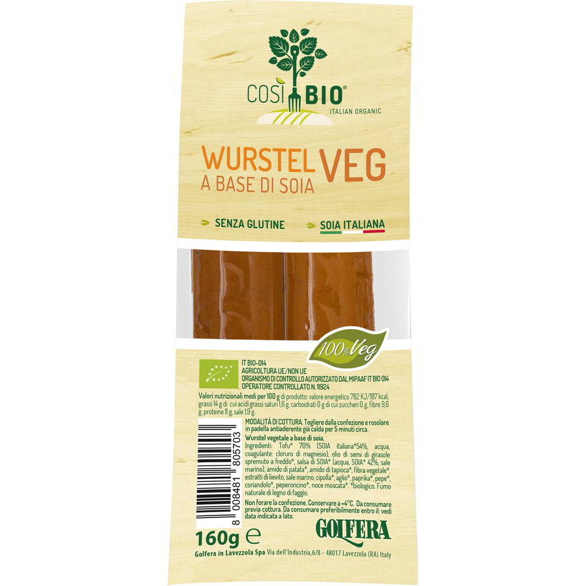 Wurstel di soia