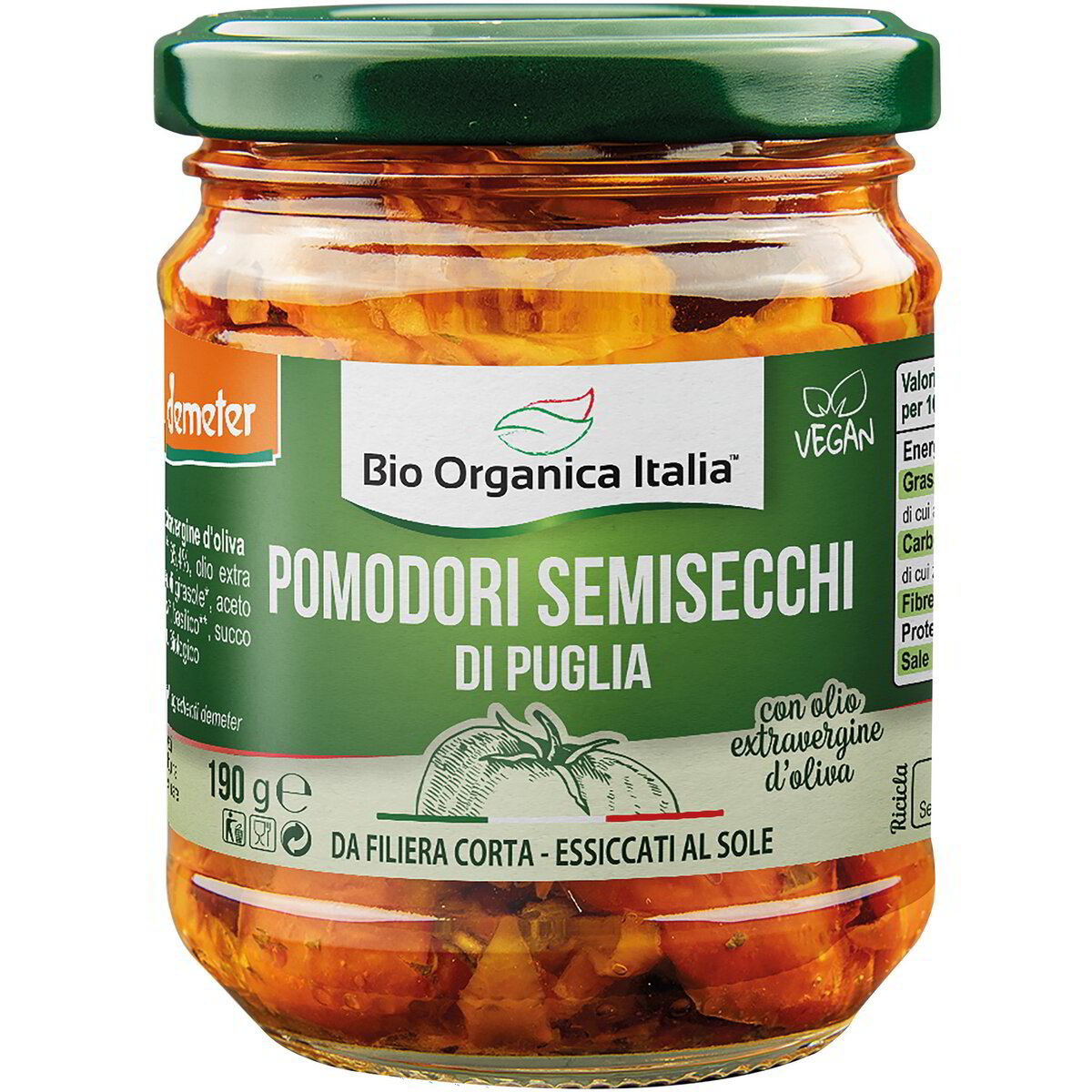 Pomodori semisecchi di Puglia sott'olio extravergine d'oliva