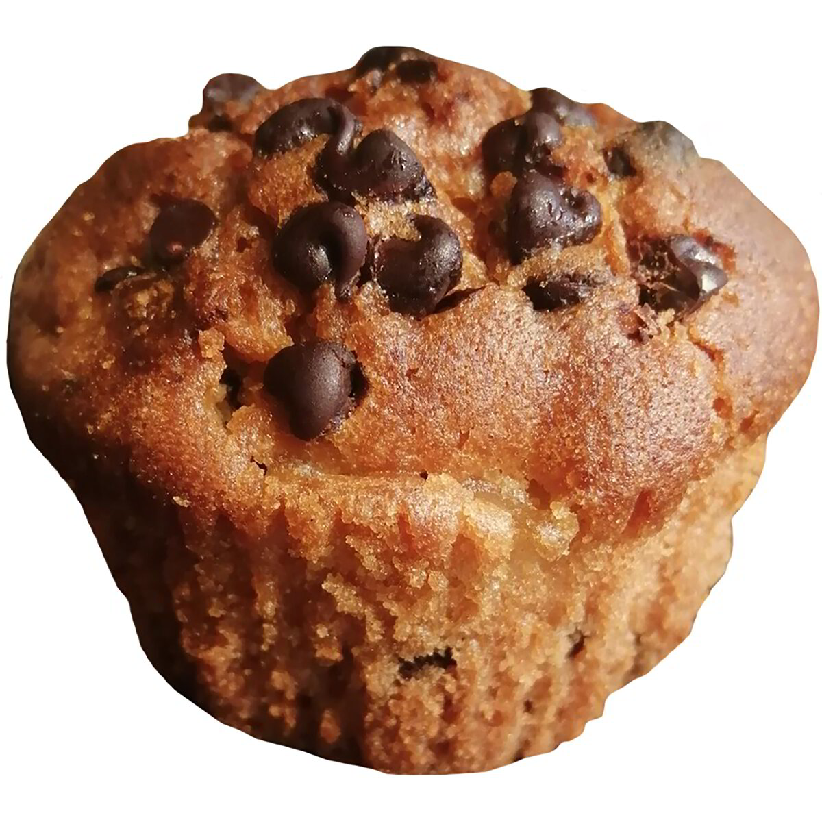 Muffin di farro pere e cioccolato