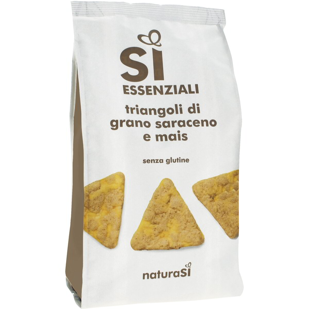 Triangoli di grano saraceno e mais