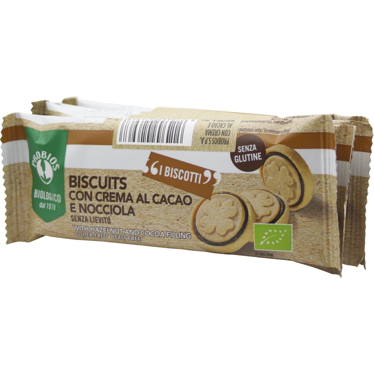 Biscuits con crema al cacao e nocciola