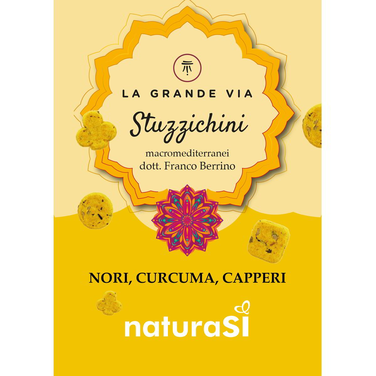 Stuzzichini macromediterranei - Nori, curcuma, capperi