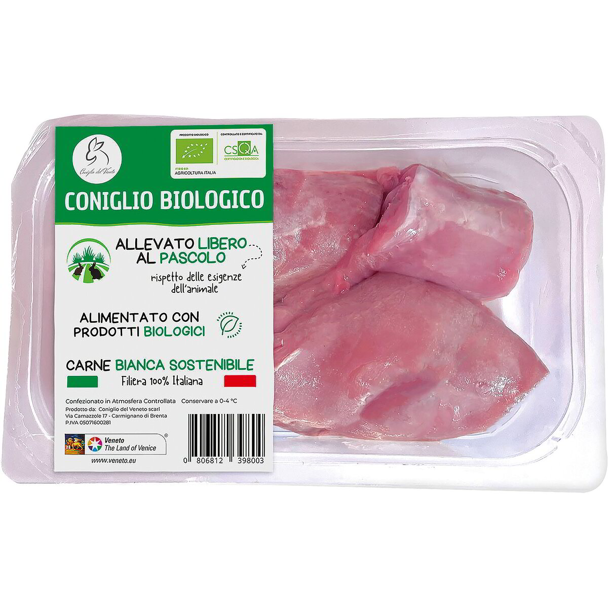 Coniglio porzionato