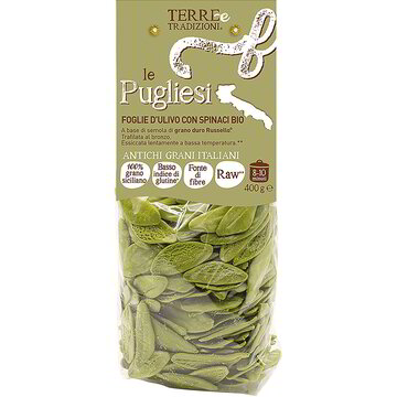 Pasta Foglie d'Ulivo con spinaci bio