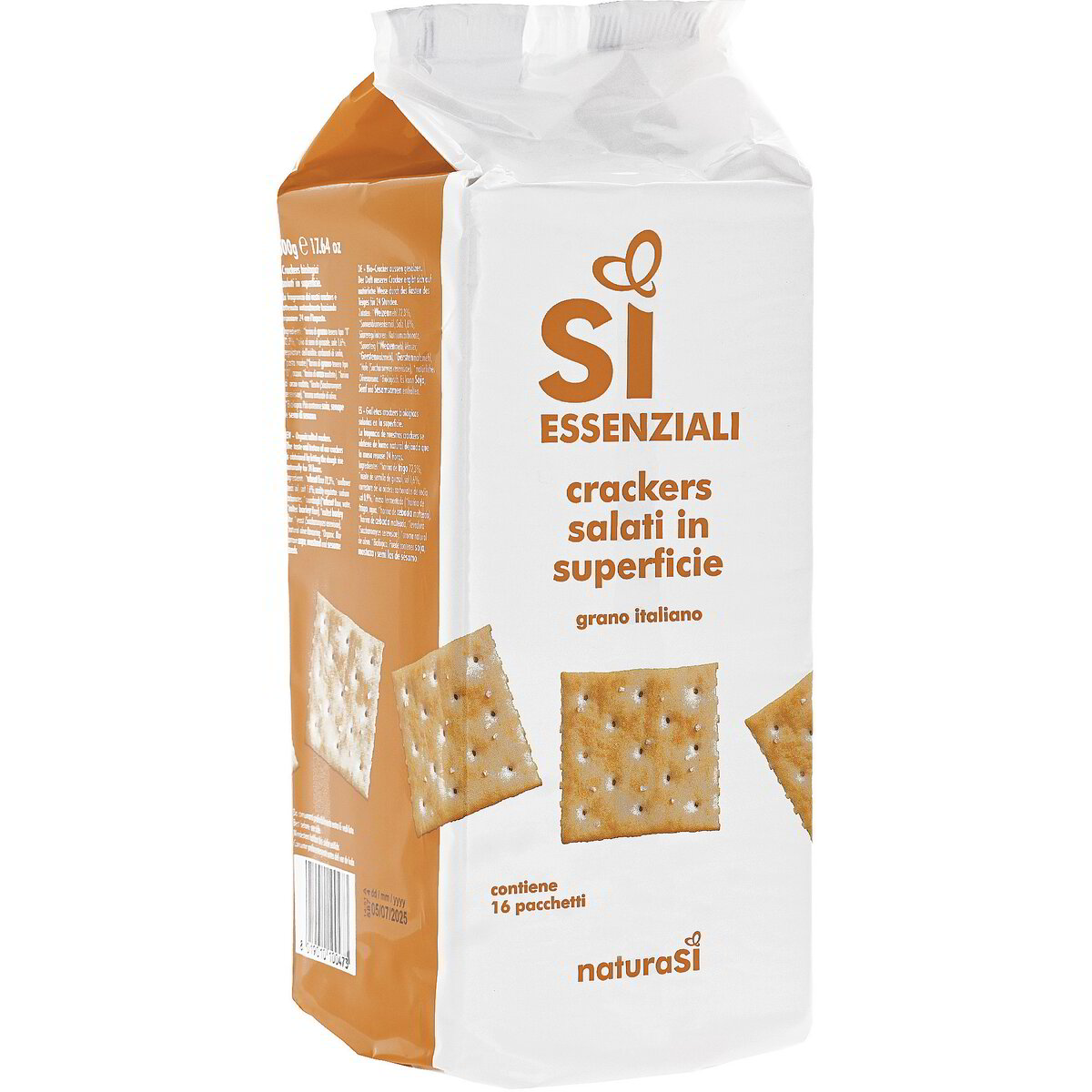 Crackers salati in superficie