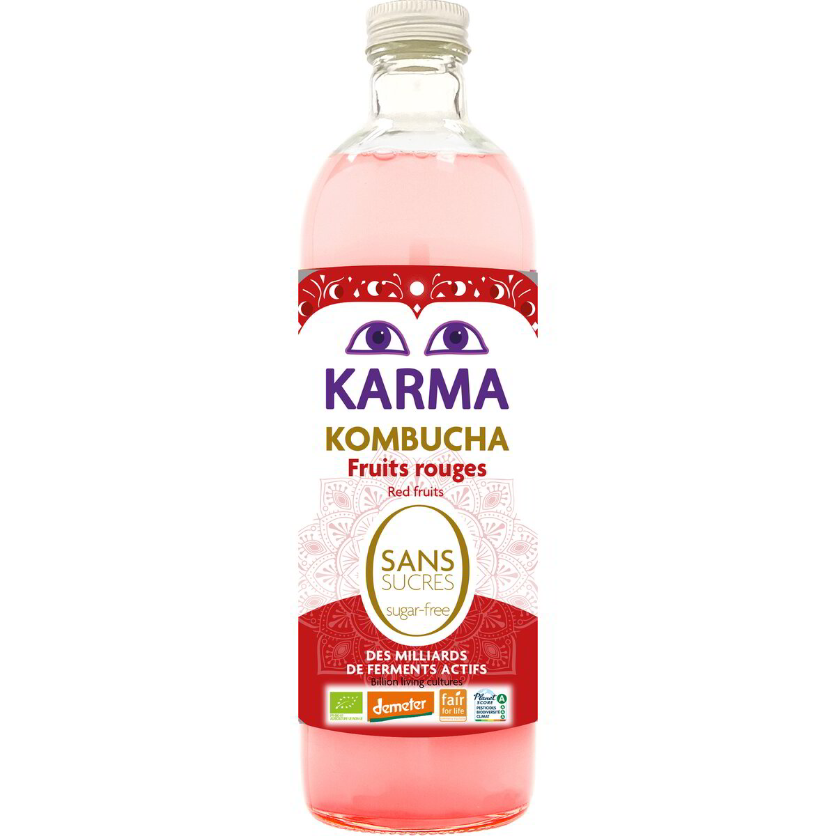 Kombucha ai frutti rossi senza zucchero