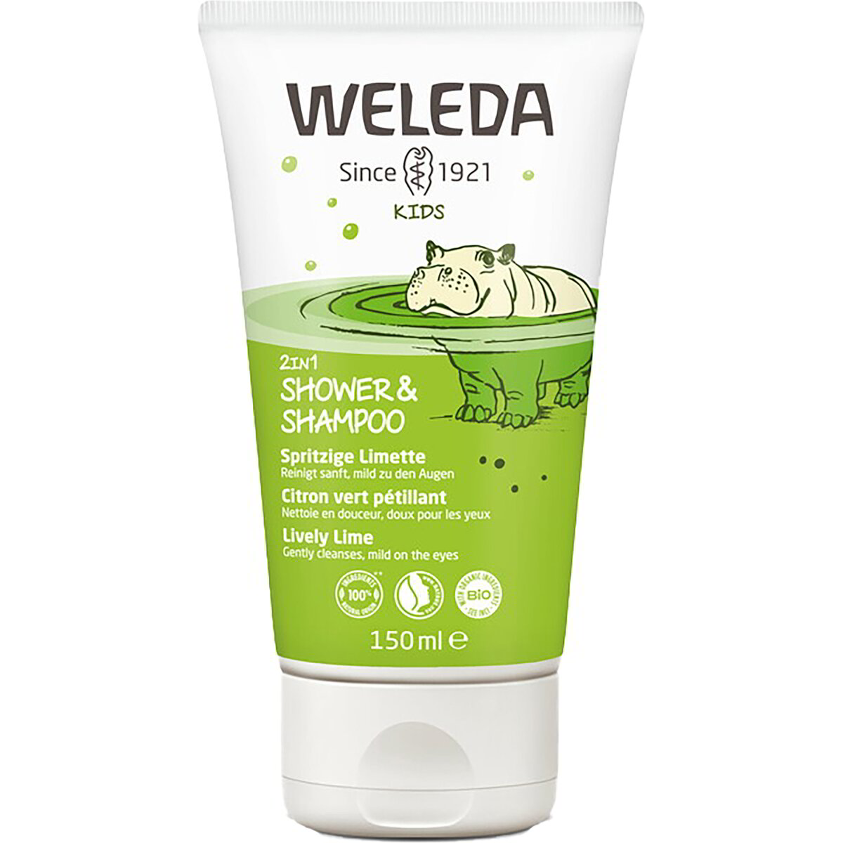 Kids 2 in 1 - Shower & Shampoo lime frizzante