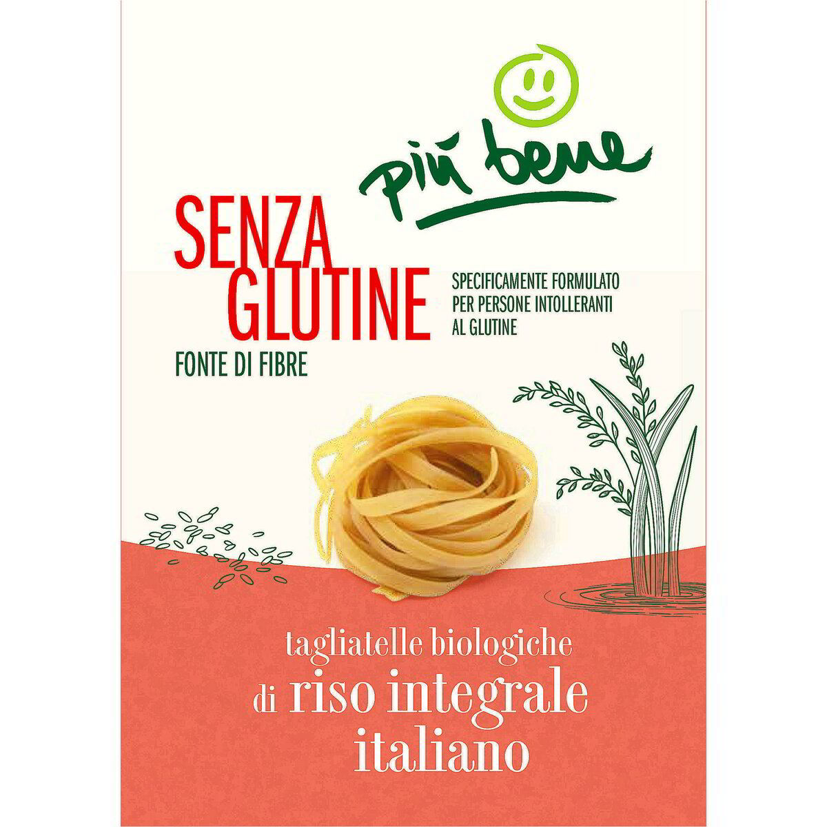 Tagliatelle di riso integrale italiano