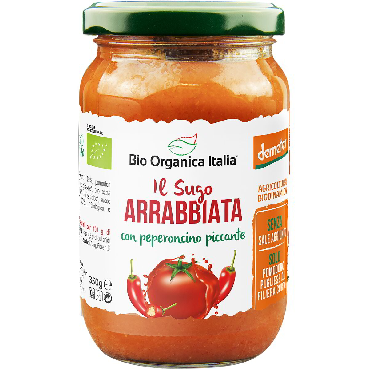 Sugo all'arrabbiata con peperoncino piccante