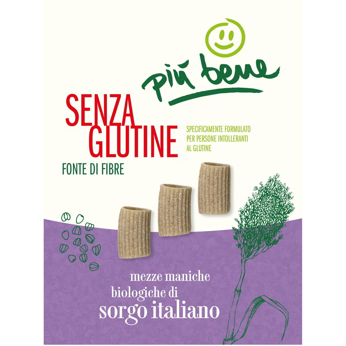 Mezze maniche biologiche di sorgo italiano