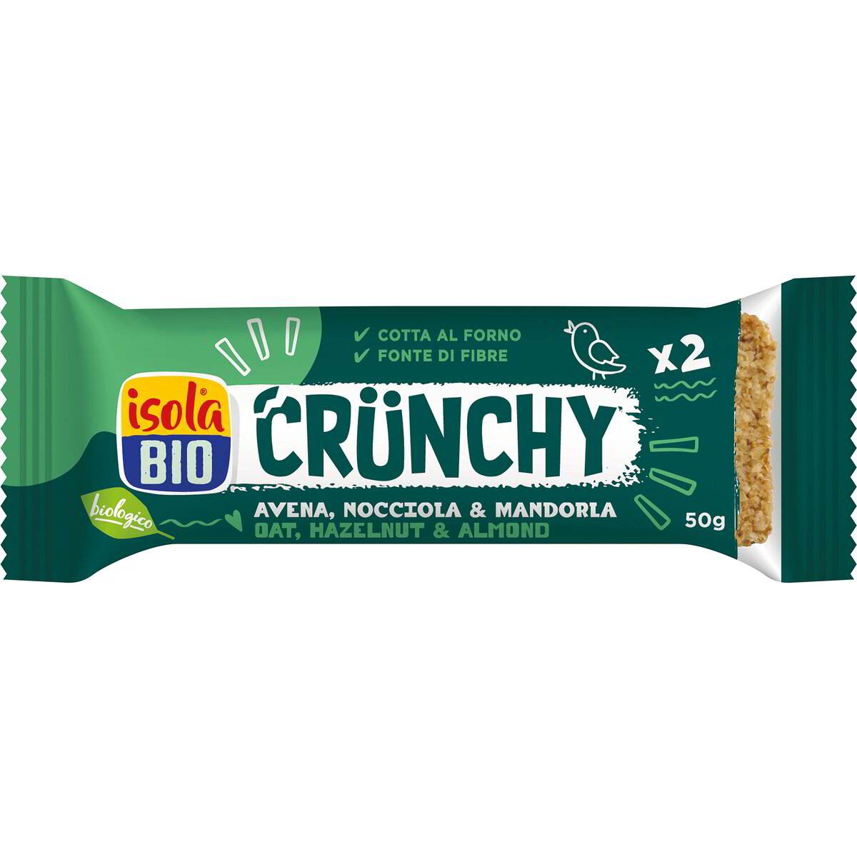 Barretta crunchy avena e nocciole