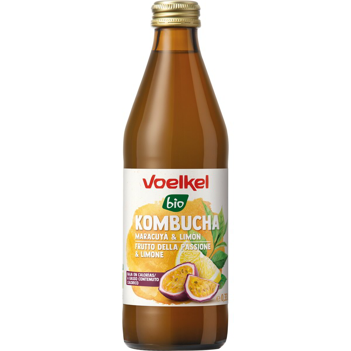 Kombucha al passion fruit e limone