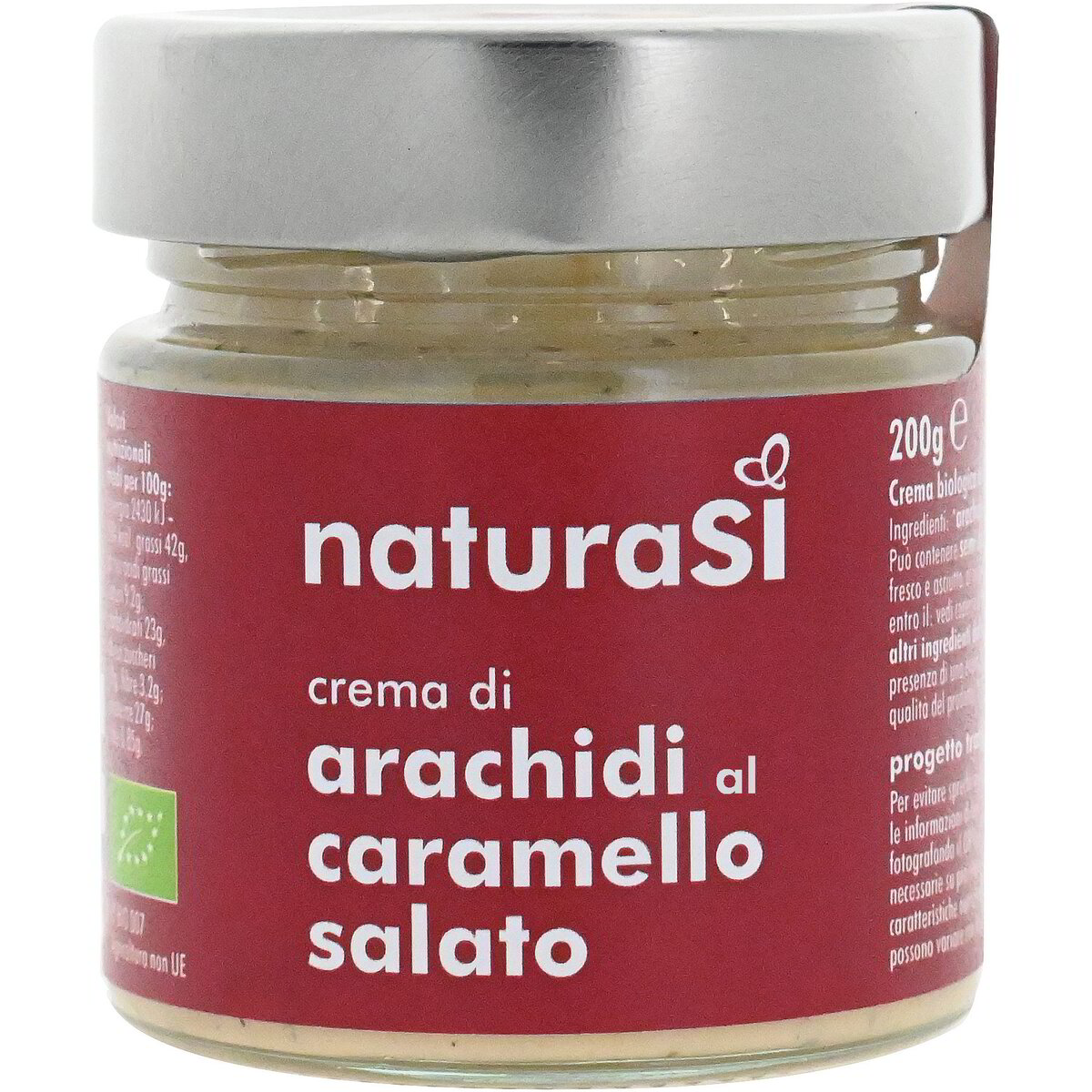 Crema di arachidi al caramello salato