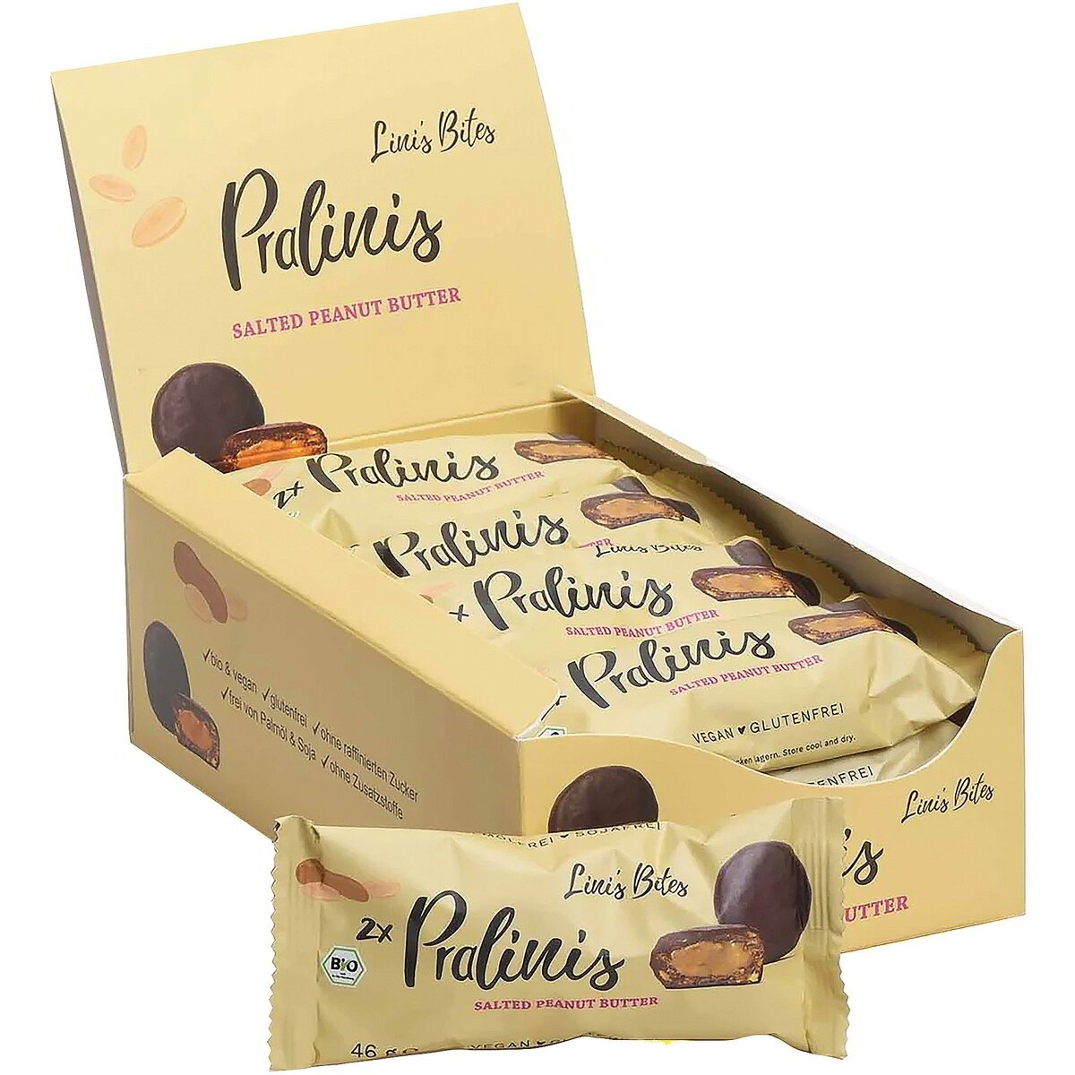 Pralinis con burro di arachidi salato