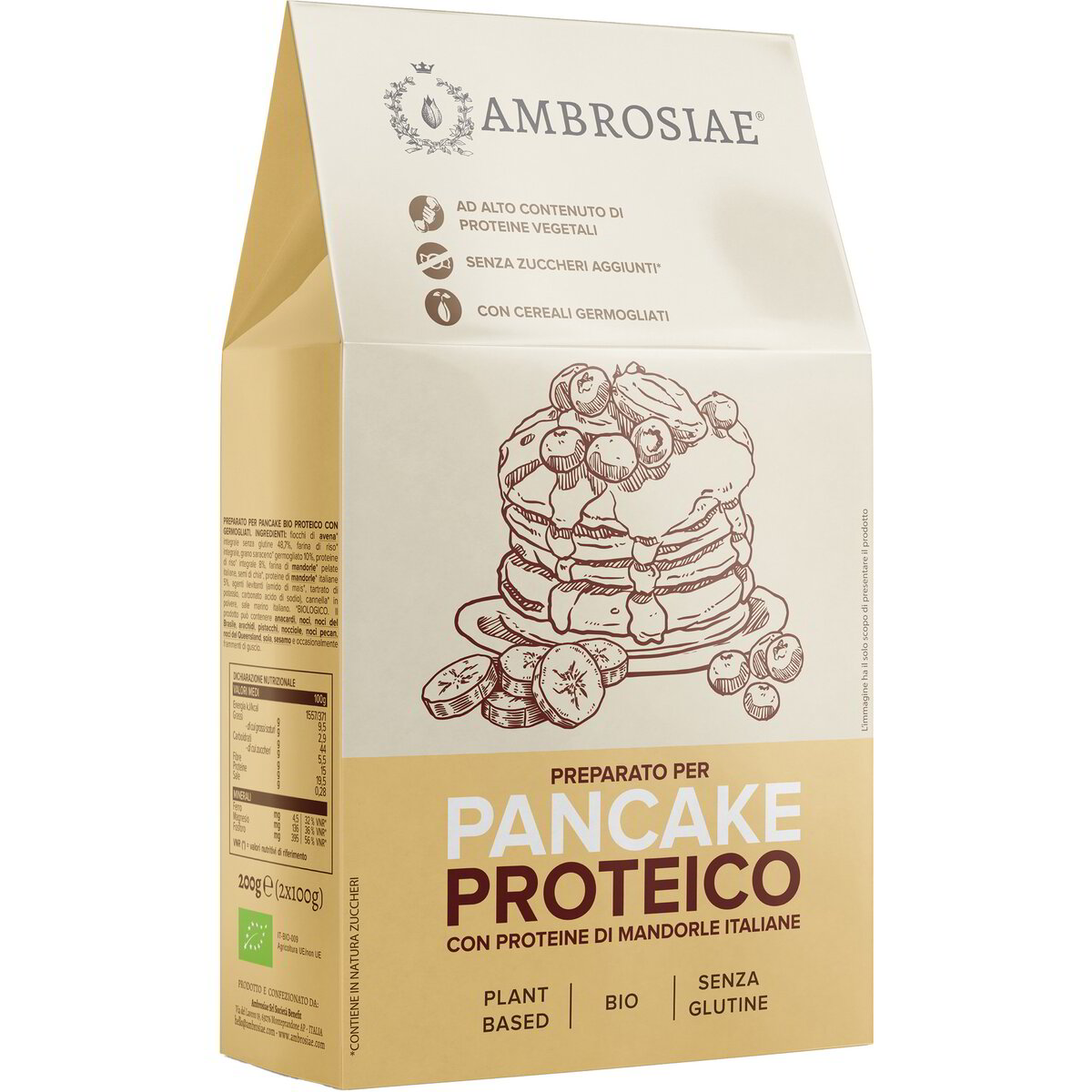 Preparato per pancake proteico