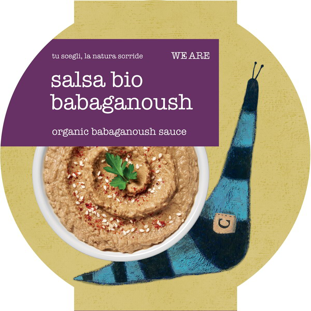 Salsa bio babaganoush