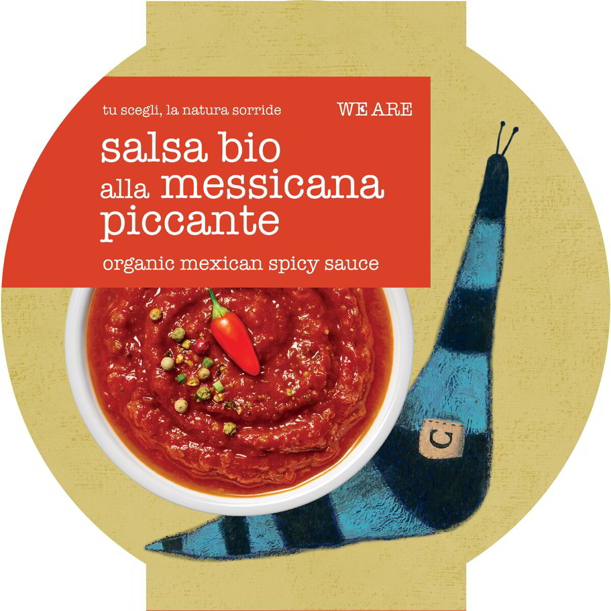 Salsa bio alla messicana piccante