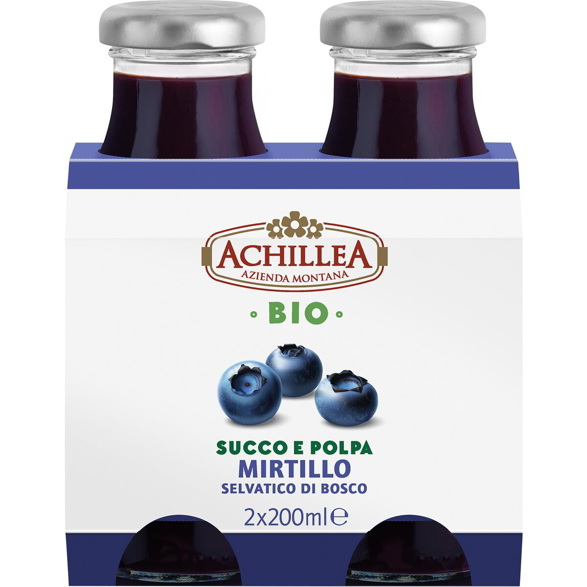 Succo e polpa di mirtillo