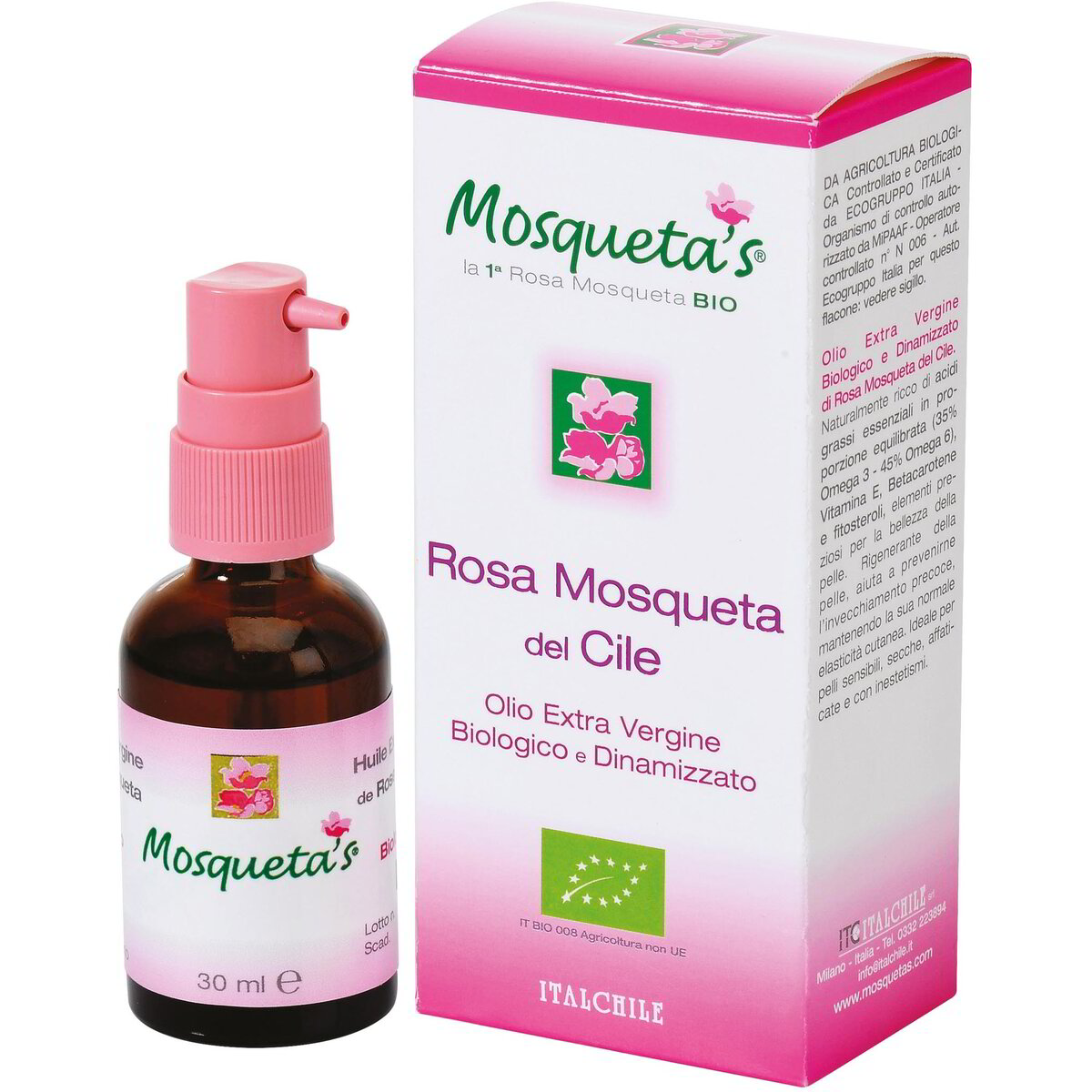 Olio di rosa mosqueta del Cile 30ml