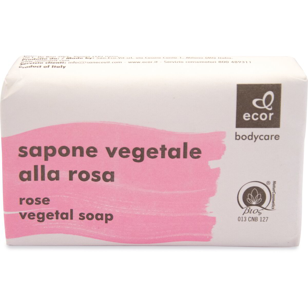 Saponetta vegetale alla rosa