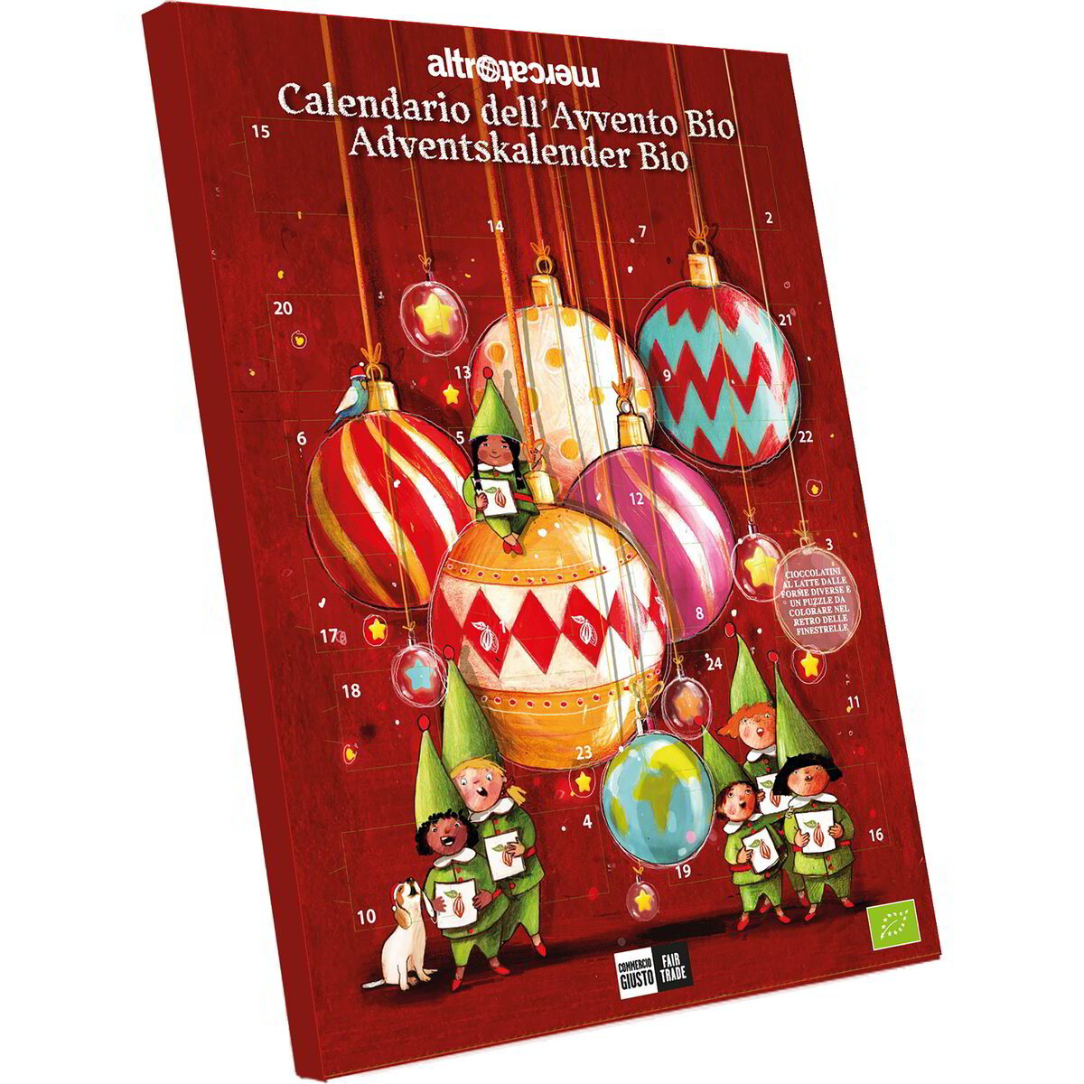 Calendario dell’Avvento di cioccolato equo e solidale