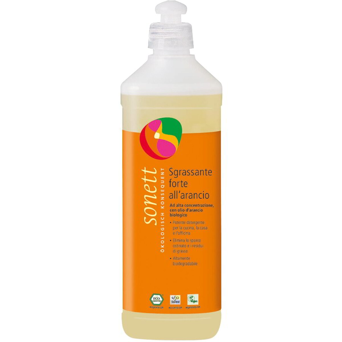 Sgrassante vegetale forte allarancio
