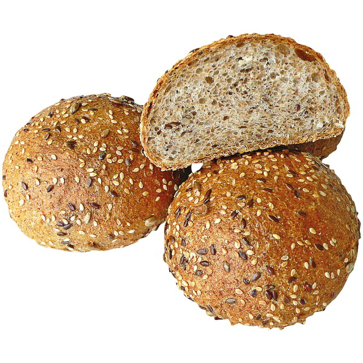 Panini integrali con semi misti