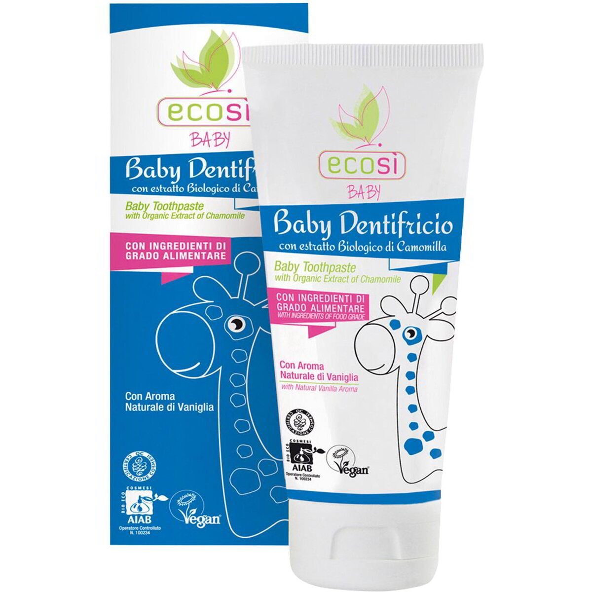 Dentifricio per bambini con camomilla Baby