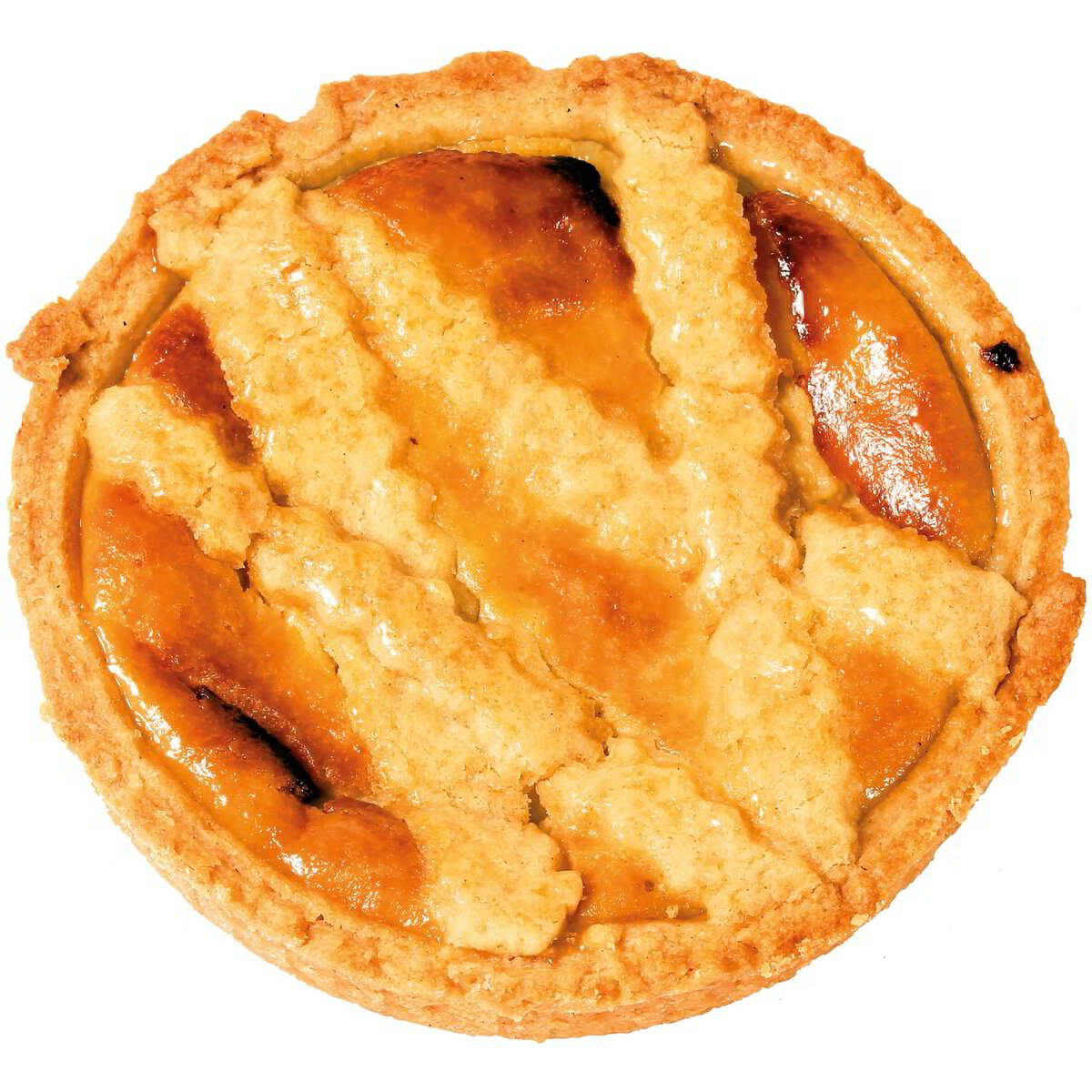 Tortina con ricotta e uvetta